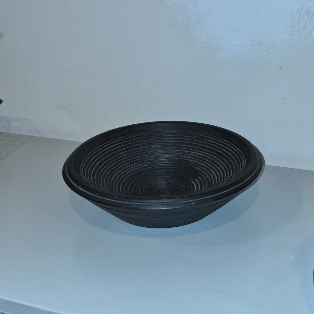 Handmade African Asanka Ghanaian grinding Earth Unglazed Pottery Clay bowl